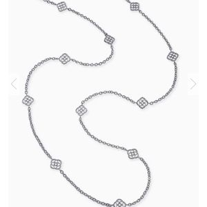 Kendra Scott long necklace silver